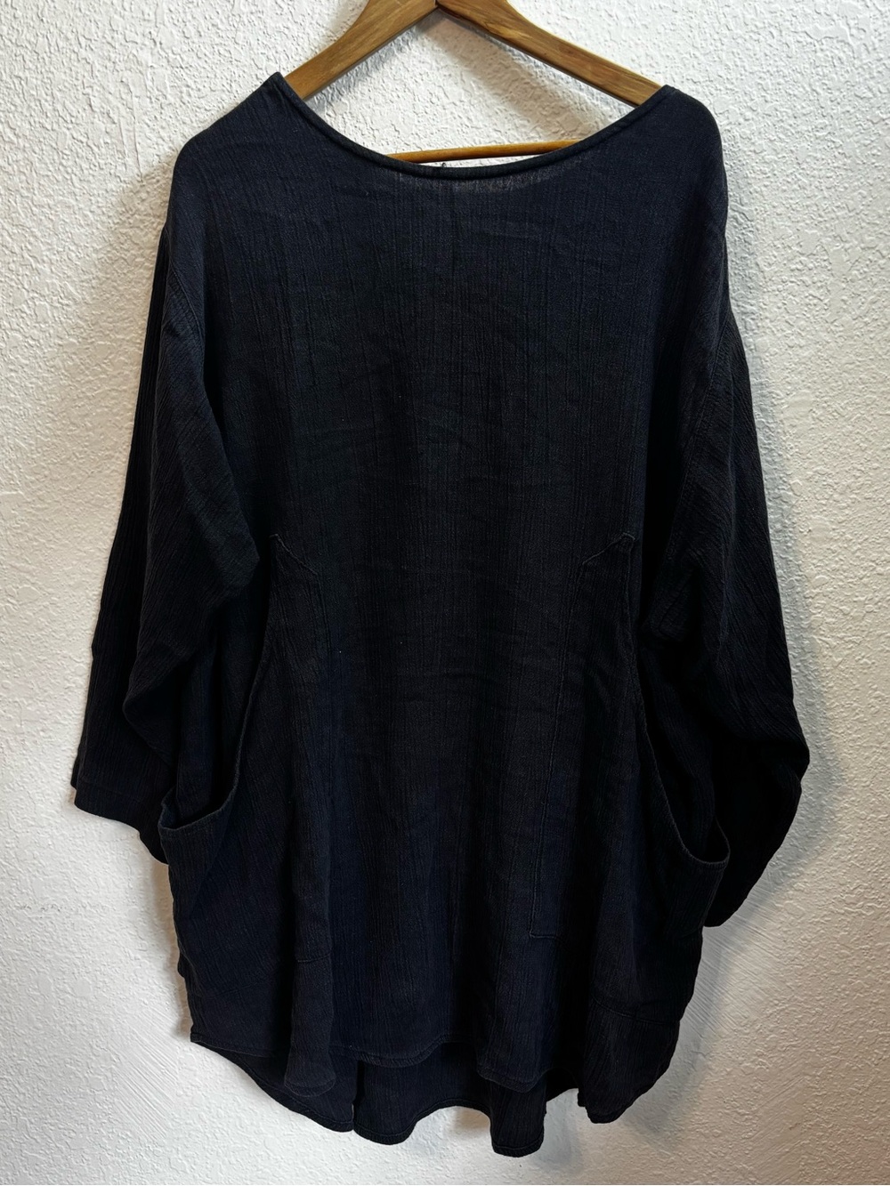 69 US Sixtynine Avant-Garde Lagenlook Crinkle Tunic One Size